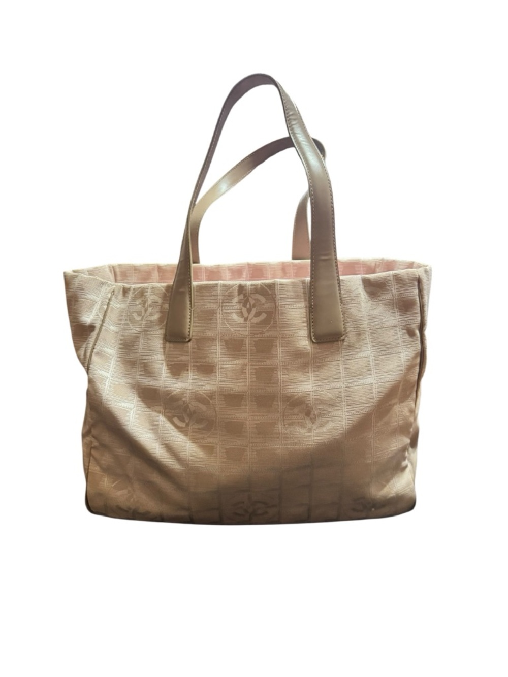 ✨ CHANEL Beige Canvas Tote | CC Monogram ✨ - Picture 6 of 13